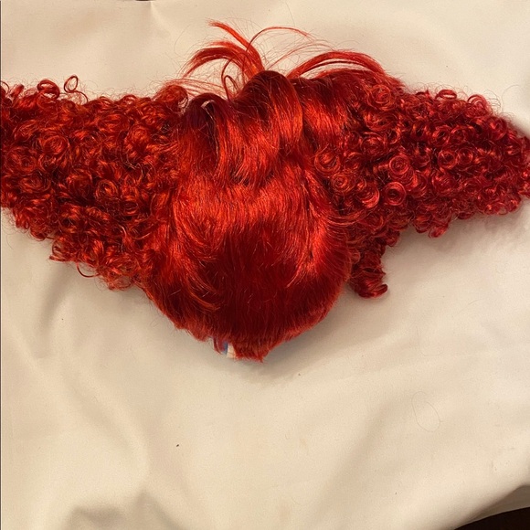 California Costumes Creepy Clown Red Wig Unisex - Picture 4 of 10